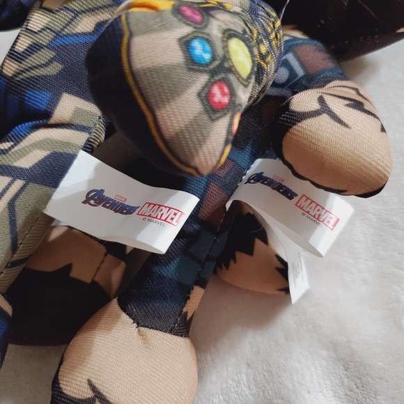 NWOT-Marvel Avengers Endgame Plush Toys Bundle. Rocket Raccoon 9". Thanos 10" - Picture 5 of 6